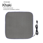 Cooling Car Seat Cushion Pad Ventilation Seat Cushion with Four Low Noise Fans for All Car Seats Home and Office Chairs