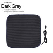 Cooling Car Seat Cushion Pad Ventilation Seat Cushion with Four Low Noise Fans for All Car Seats Home and Office Chairs