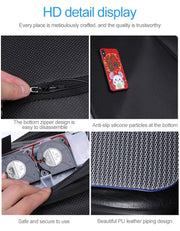 Cooling Car Seat Cushion Pad Ventilation Seat Cushion with Four Low Noise Fans for All Car Seats Home and Office Chairs