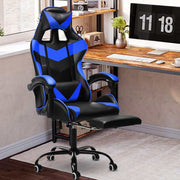 Office Chaise Gaming Chair Ergonomic Office Chairs Adjustable Swivel Leather High Back Computer Desk Chair with Headrest