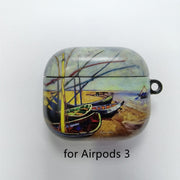 Van Gogh oil painting protective case for Airpods Pro cover bluetooth wireless earphone charging bag for airpod 2 3 airpod cases