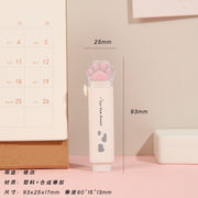 Kawaii Push-pull Design Cat Paw Portable Rubber Eraser Cute Erasers for Kids School Office Supplies Gift Stationery Prizes