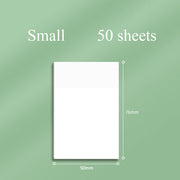 50sheets Transparent Posted it Sticky Note Pads Notepads Posits Papeleria Journal  School Stationery office Supplies