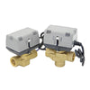 1/2" 3/4" 1" Honeywell Motorized Two Way Three Way Valve Brass VC6013/4013 DN15 DN20 DN25 Fan Coil HVAC Valve AC220V