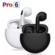 Air Pro 6 TWS Wireless Headphones with Mic Fone Bluetooth Earphones Sport Running Headset for Apple iPhone Xiaomi Pro6 Earbuds