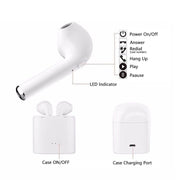 i7 MINI Wireless Bluetooth Earphone 5.0 Stereo Earbuds Headset Sports Wireless Headphones With Charging Box For All Smart Phone