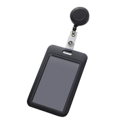 Retractable Plastic Badge Holder