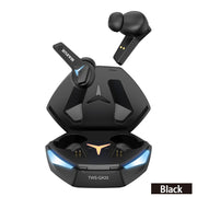 RUSAM GA33 Gamer Headset Low Latency Bluetooth Headphones TWS Wireless Bass Touch Control Earbuds HD Noise Cancellation Earphone