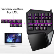 Delux Pro keypad Single Handed Gaming keyboard