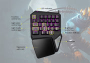 Delux Pro keypad Single Handed Gaming keyboard