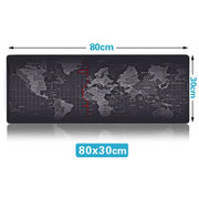 ZUOYA Extra Large Anti-slip Old World Map Gaming Mousepad