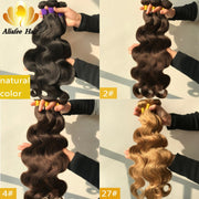 Aliafee Hair Brazilian Body Wave Bundles Hair 8"-30" Inches Ombre Human Hair