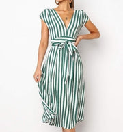 Toppies Short Sleeve Striped Dress