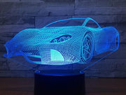 Asmarluxx Cool Sports Car Auto 3D Night Light