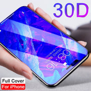 GVU 30D Full Screen Protection Tempered Glass on For iphone