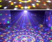 TRANSCTEGO Crystal Led Ball Lamp/ Laser Light