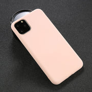 USLION Silicone Solid Color Phone Case