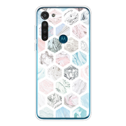 Azda Marble Geometric Clear Soft Silicone Phone Case