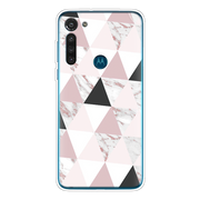 Azda Marble Geometric Clear Soft Silicone Phone Case