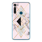 Azda Marble Geometric Clear Soft Silicone Phone Case