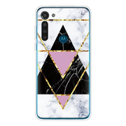 Azda Marble Geometric Clear Soft Silicone Phone Case