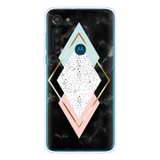 Azda Marble Geometric Clear Soft Silicone Phone Case