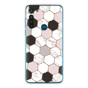 Azda Marble Geometric Clear Soft Silicone Phone Case