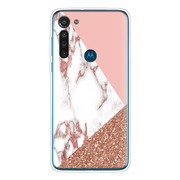 Azda Marble Geometric Clear Soft Silicone Phone Case