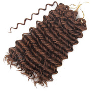 Synthetic Deep Wave Crochet Braiding Hair Extensions