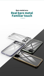 KUULAA  Luxury Shockproof Mirror Glass Phone Case