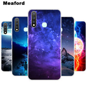 MEAFORD Silicone Soft Art Clear bumper Phone Case