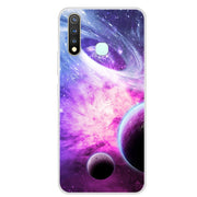 MEAFORD Silicone Soft Art Clear bumper Phone Case