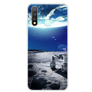 MEAFORD Silicone Soft Art Clear bumper Phone Case