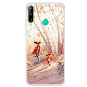 MEAFORD Silicone Soft Art Clear bumper Phone Case