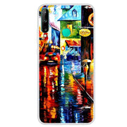 MEAFORD Silicone Soft Art Clear bumper Phone Case