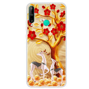 MEAFORD Silicone Soft Art Clear bumper Phone Case