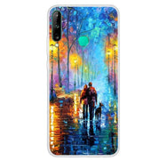 MEAFORD Silicone Soft Art Clear bumper Phone Case