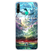 MEAFORD Silicone Soft Art Clear bumper Phone Case