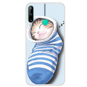 MEAFORD Silicone Soft Art Clear bumper Phone Case