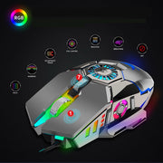 SeenDa Pro Wired Gaming Mouse with cooling fan