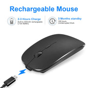 EASYIDEA Wireless Bluetooth Erogonomic Silent Mouse
