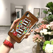 PENGHUWAN M&Ms Soft Silicone Phone Case