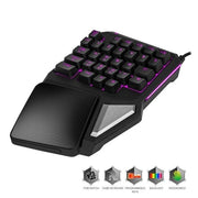 Delux Pro keypad Single Handed Gaming keyboard