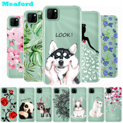 MEAFORD Huawei Y5P Cute Animal Soft TPU Phone Case