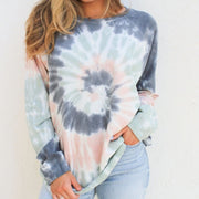 Autumn Tie-Dye Casual T-Shirts