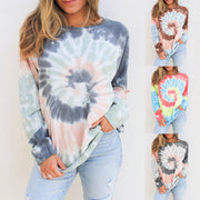 Autumn Tie-Dye Casual T-Shirts