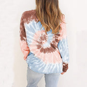 Autumn Tie-Dye Casual T-Shirts