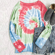 Autumn Tie-Dye Casual T-Shirts