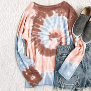 Autumn Tie-Dye Casual T-Shirts